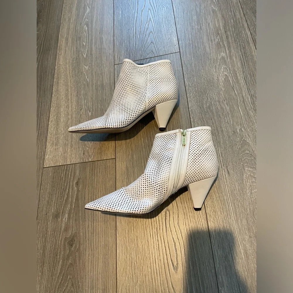 Franco Sarto Bobbi Perforated Pointy Toe Bootie